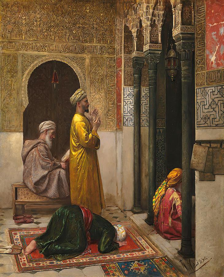 A Moment of Prayer Painting by Rudolf Weisse - Fine Art America