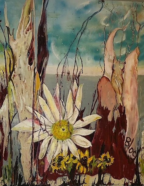A Moment on Tybee Painting by Peggy Blood