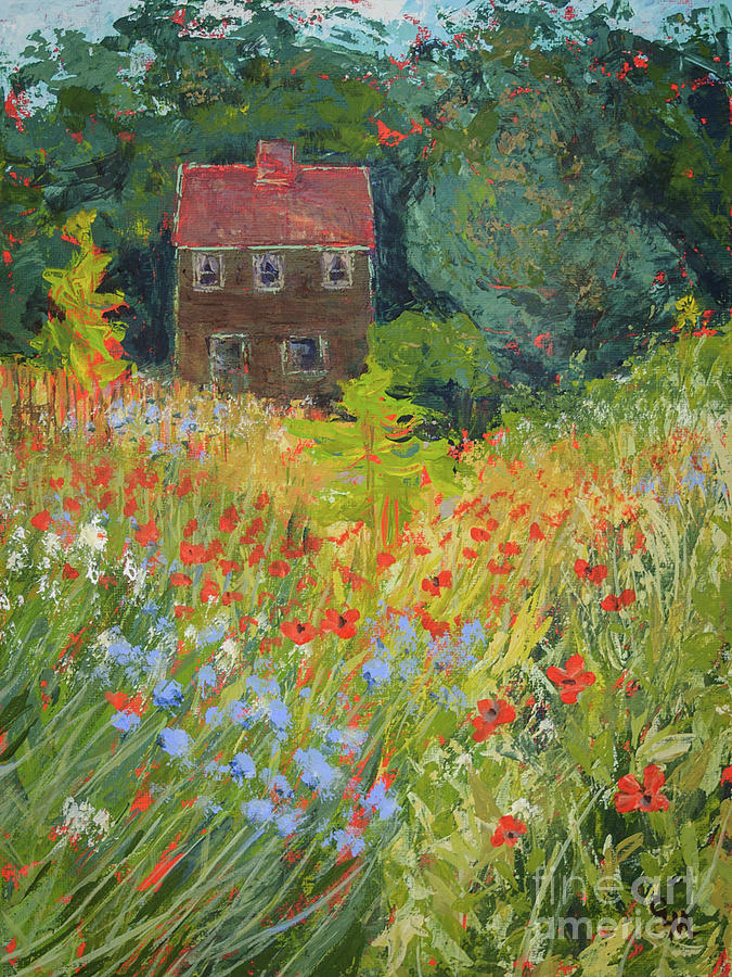 A Monet Garden Painting by Cheryl McClure
