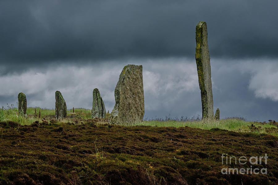 A Moody Ring Of Brodgar  Photograph by Neil Maclachlan