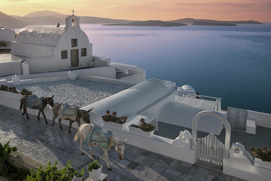 A Morning in Santorini Photograph by Lee Sie