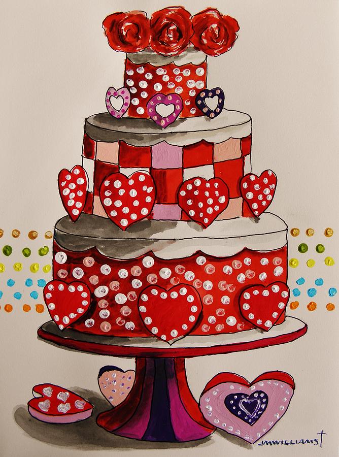 A Most Beautiful Cake Painting by John Williams