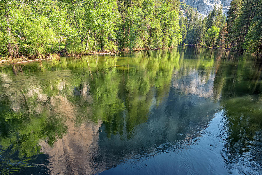 A Most Perfect Calm Merced River Yosemite Valley Photograph by Joseph S Giacalone