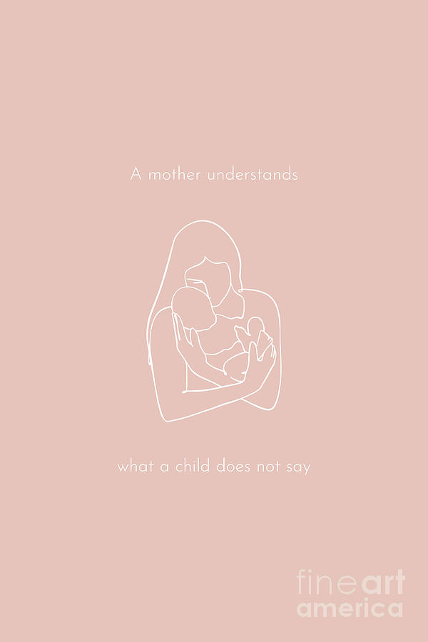 A Mother Understands Drawing by Andrea Anderegg