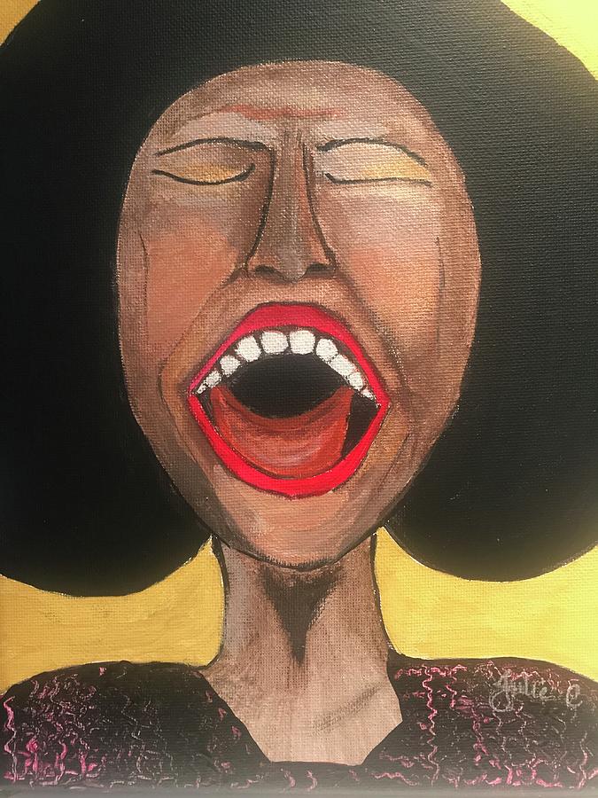 A Mothers Scream Painting by Julie Crisan