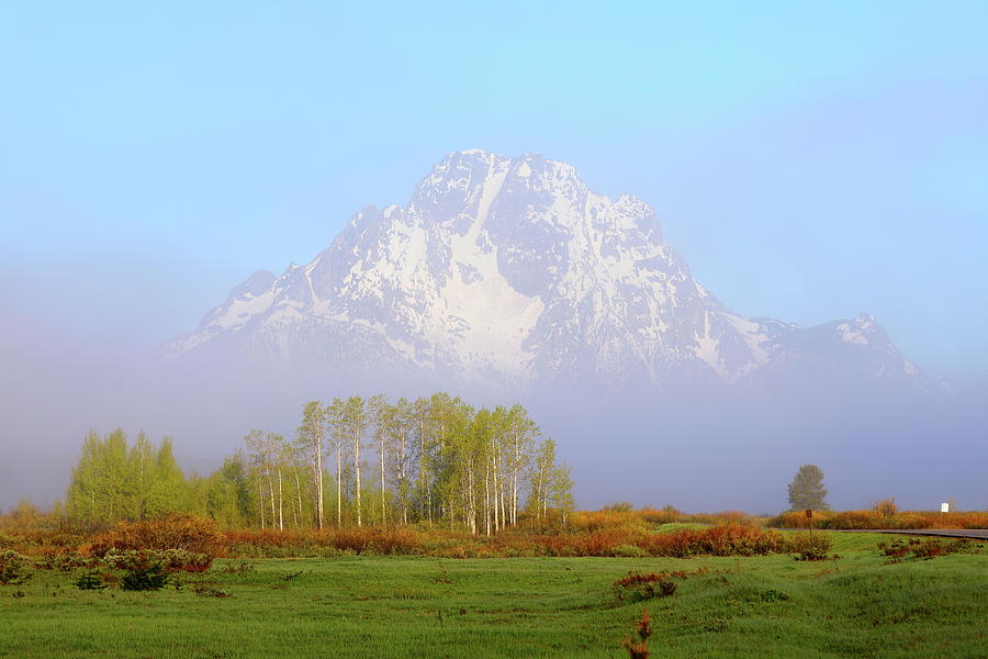 Nature Photograph - A Mountain in Grand Teton by Alex Nikitsin