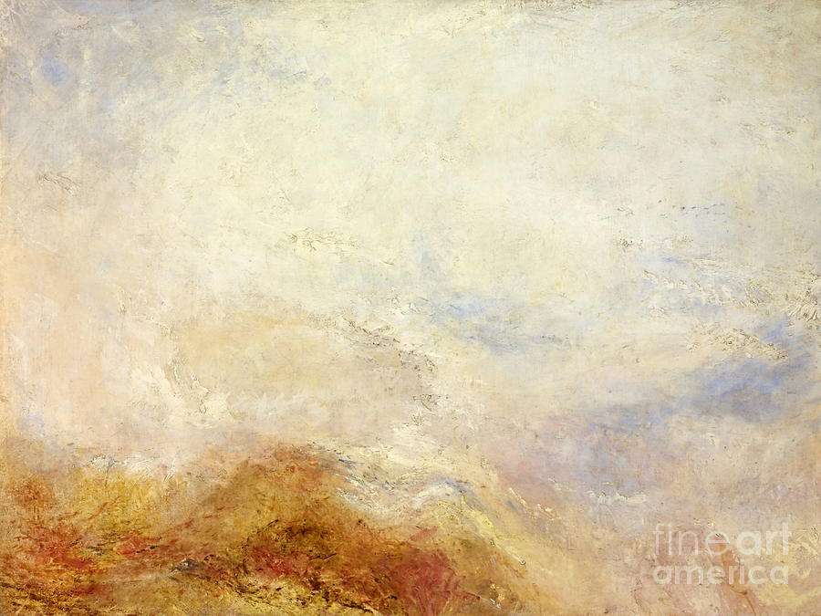 A mountain scene Val dAosta Painting by William Turner