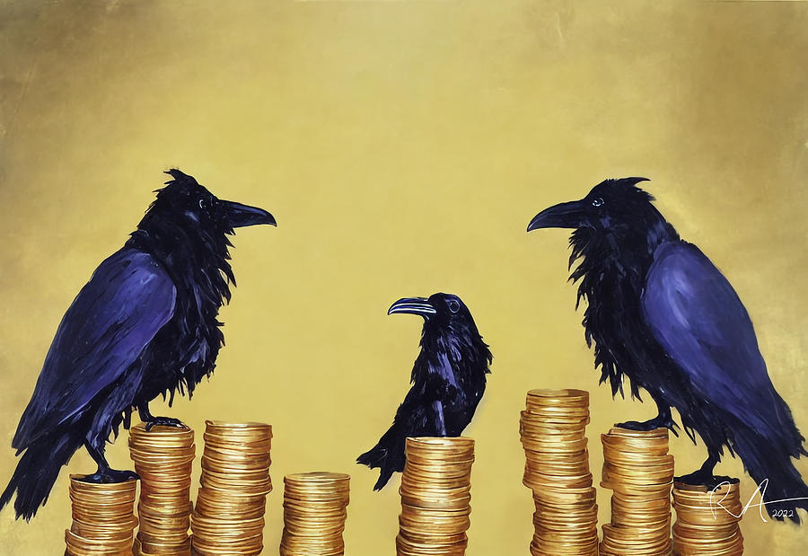 A Conspiracy Over Greed Painting by Ryan Anderson - Fine Art America