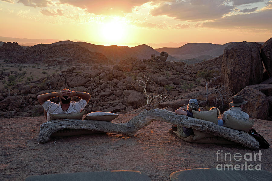 A Namibian Sundowner Photograph by Tom Wurl