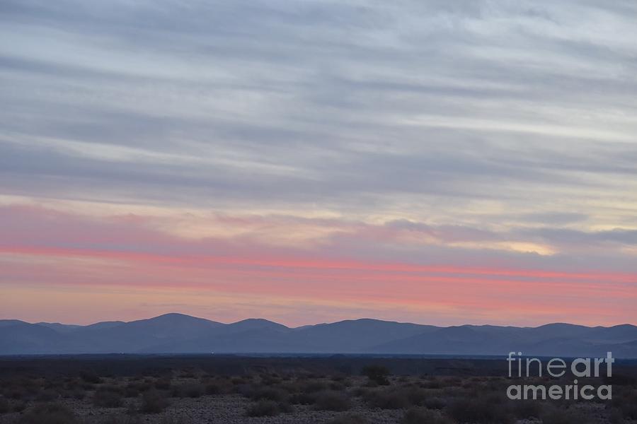 A Namibian Sunrise Near Sossusvlei..        Photograph by Tom Wurl