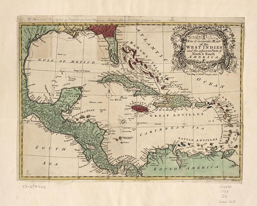 A new accurate map of the West Indies and the adjacent parts of North ...