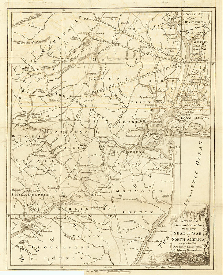 A New and Accurate Map of the Present Seat of War in North America ...