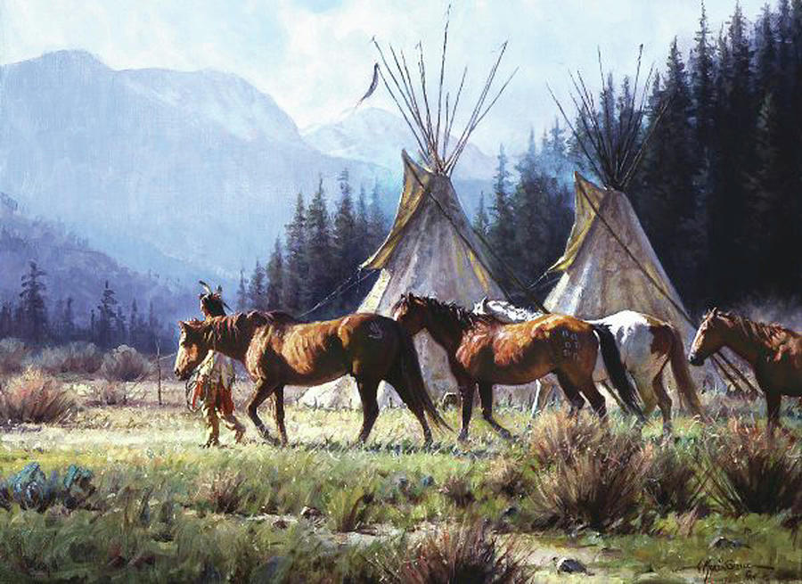 A New Day by Martin Grelle Painting by Martin Grelle