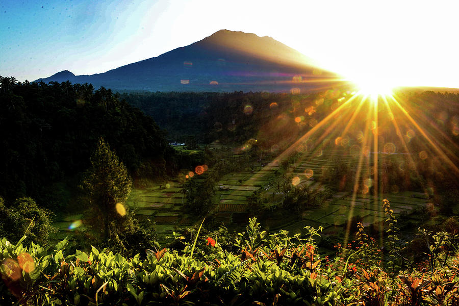 This Side Of Paradise  - Mount Agung. Bali, Indonesia  Photograph by Earth And Spirit