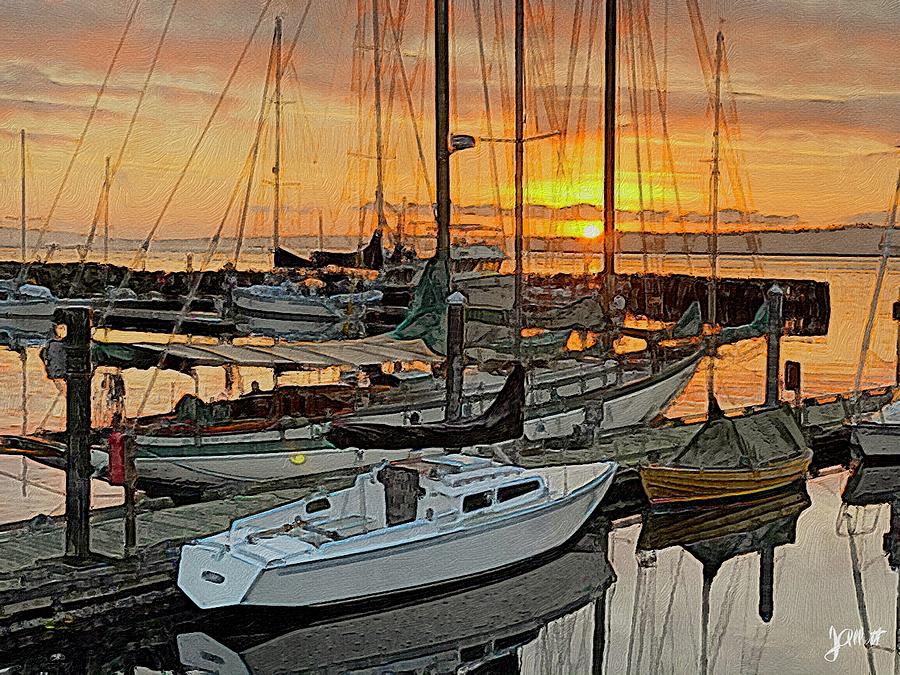 A New Day Photopainting Photograph by Jerry Abbott