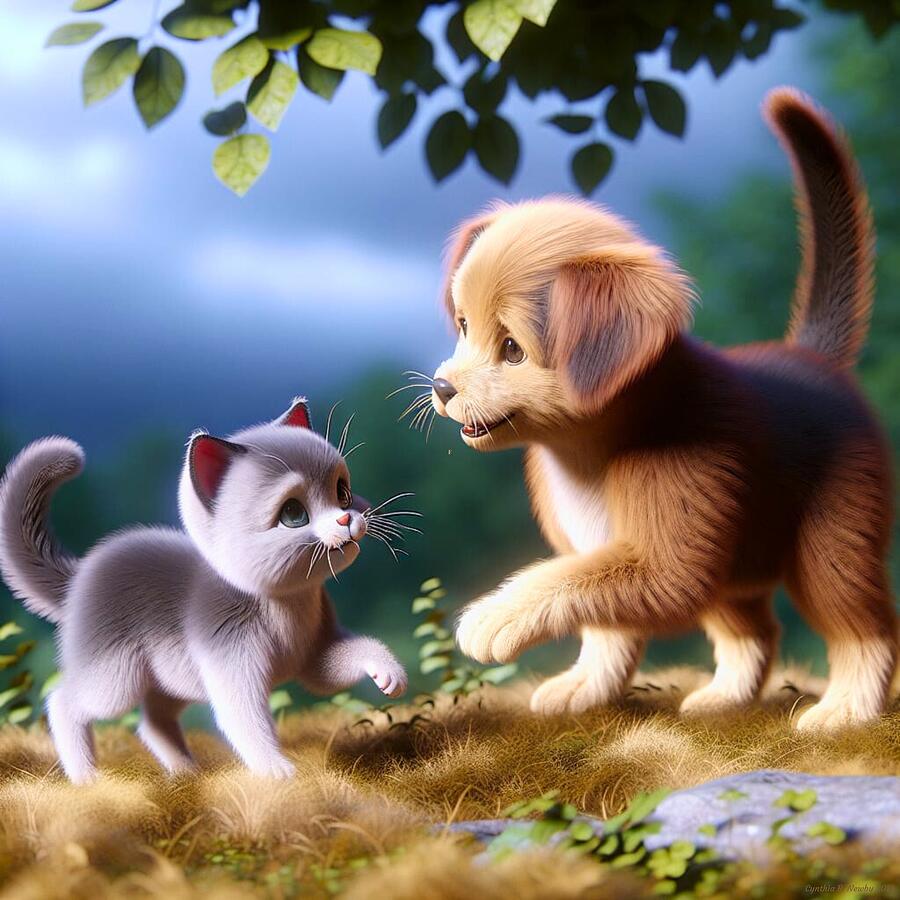 A New Friendship is Formed 2024 05050856 Digital Art by Cindys Creative Corner A New Friendship is Formed 2024 05050856 Digital Art by Cindys Creative Corner