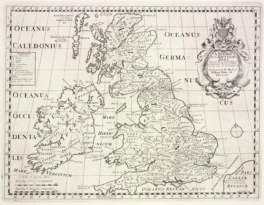 A new map of the British Isles, shewing their ancient people, cities ...