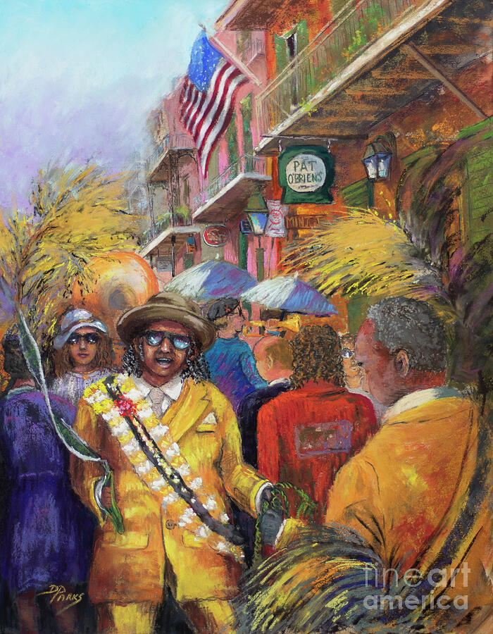 A New Orleans Jazz Funeral Painting by Dianne Parks
