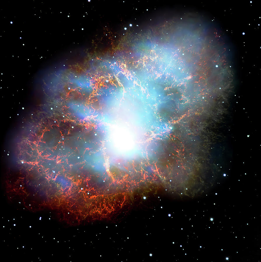 A New View Of The Crab Nebula Photograph