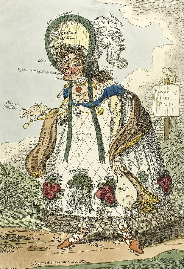 A Nice Lady or an Incomparable Relief by George Cruikshank