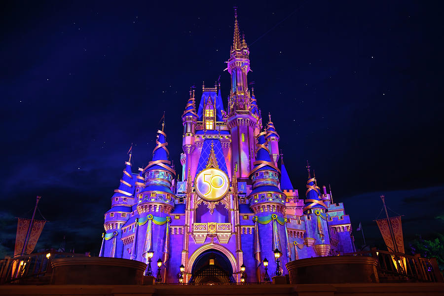 A Night at Cinderella Castle Photograph by Mark Andrew Thomas