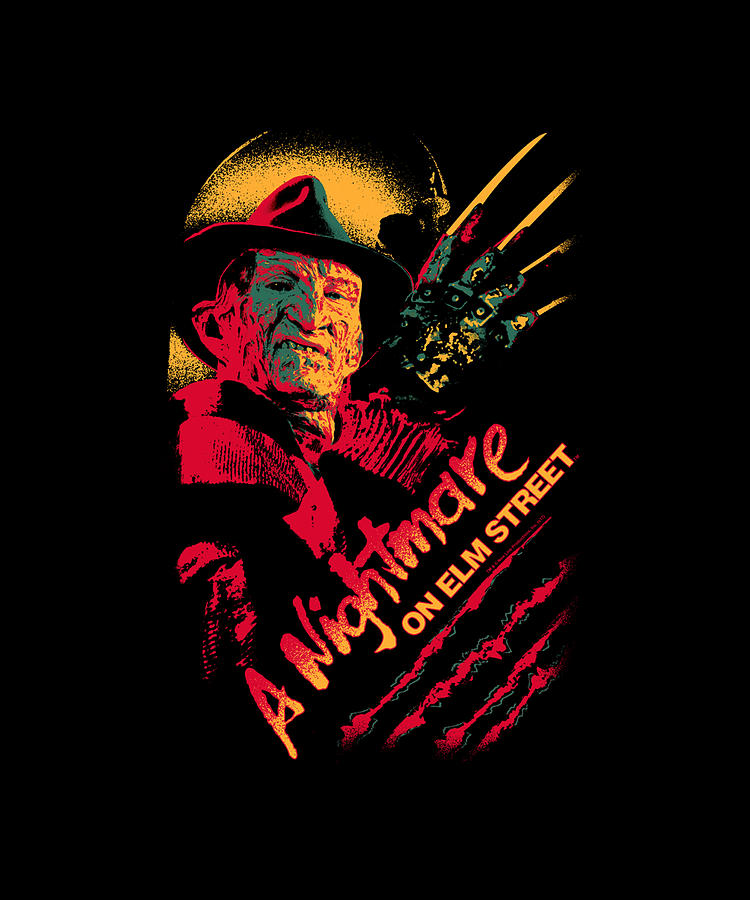 A Nightmare Elm On Street Vintage Digital Art by Movie T Shirt | Fine ...