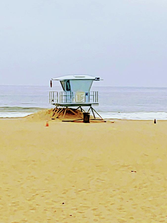 A Nod to the Lifeguard Stand Photograph by Meghan Gallagher