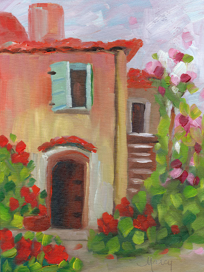 A Nod to Tuscan Sunshine Painting by Marcy Brennan