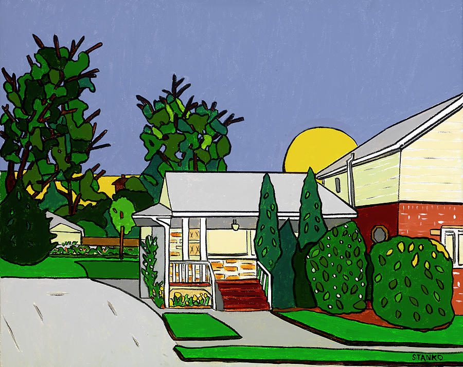 A North Corona Avenue Memory Painting by Mike Stanko