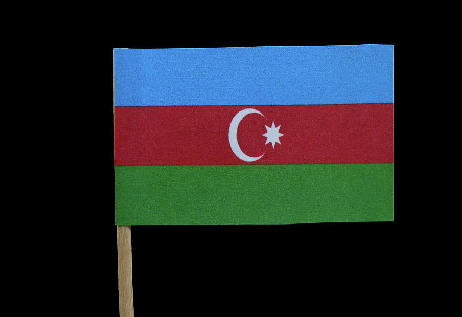 Flag of Azerbaijan Photograph by Vaclav Sonnek