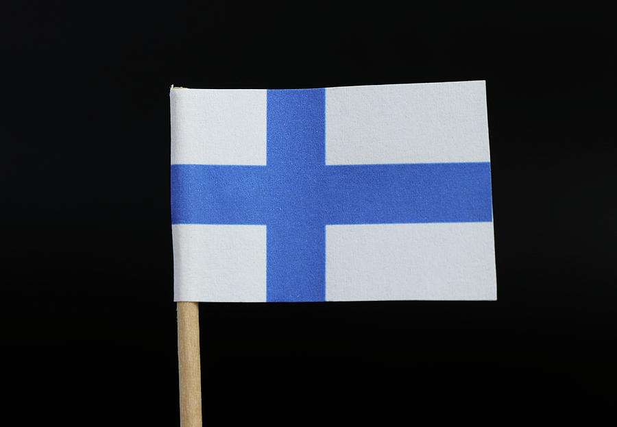 Flag of Finland Photograph by Vaclav Sonnek