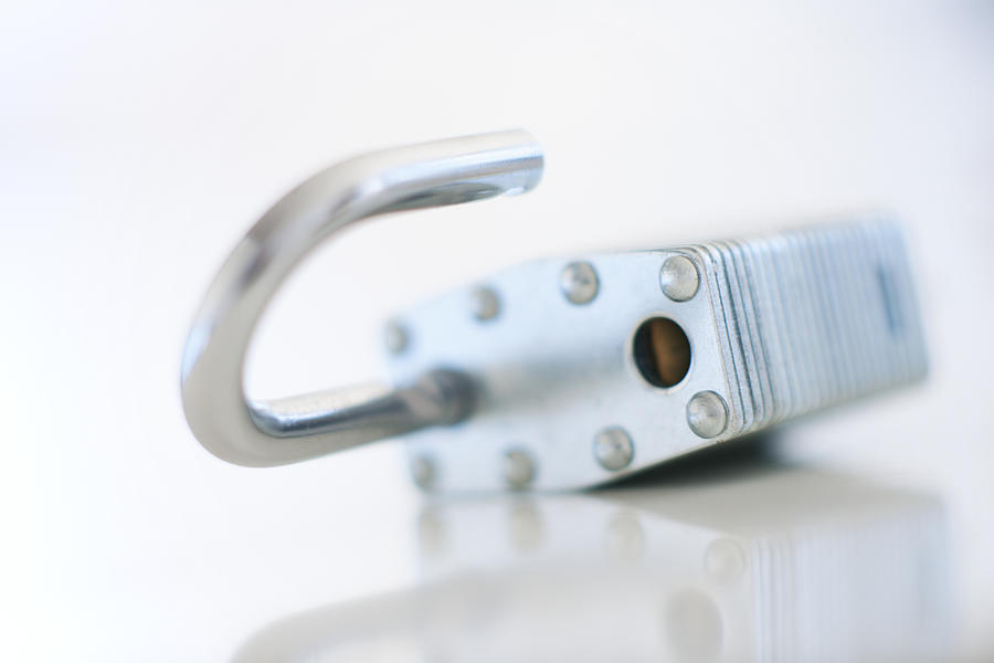 A padlock Photograph by Tetra Images