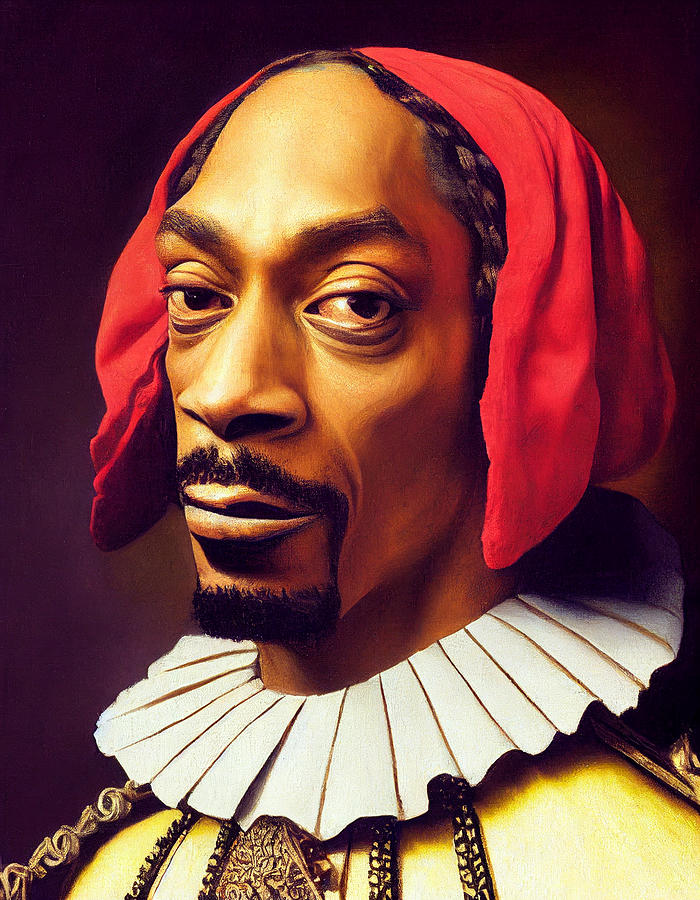 A painting of Snoop Dogg as Shakespeare by Rembrandt dd043b7ed0 ...