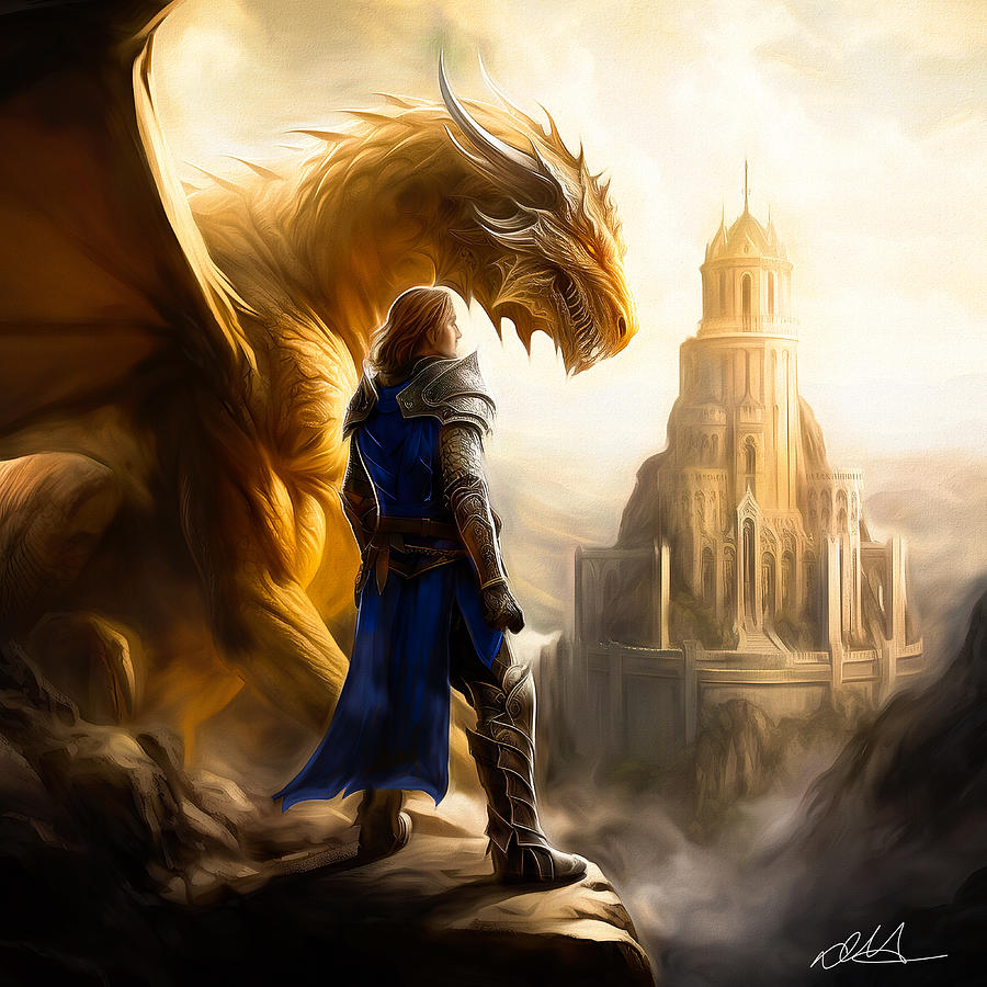 A Paladin and His Dragon Photograph by Diana Haronis