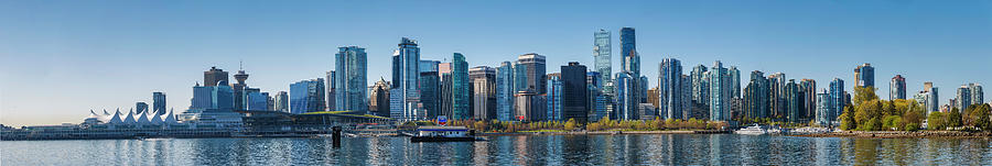 A panoramic view of downtown Vancouver  Photograph by Rick Deacon
