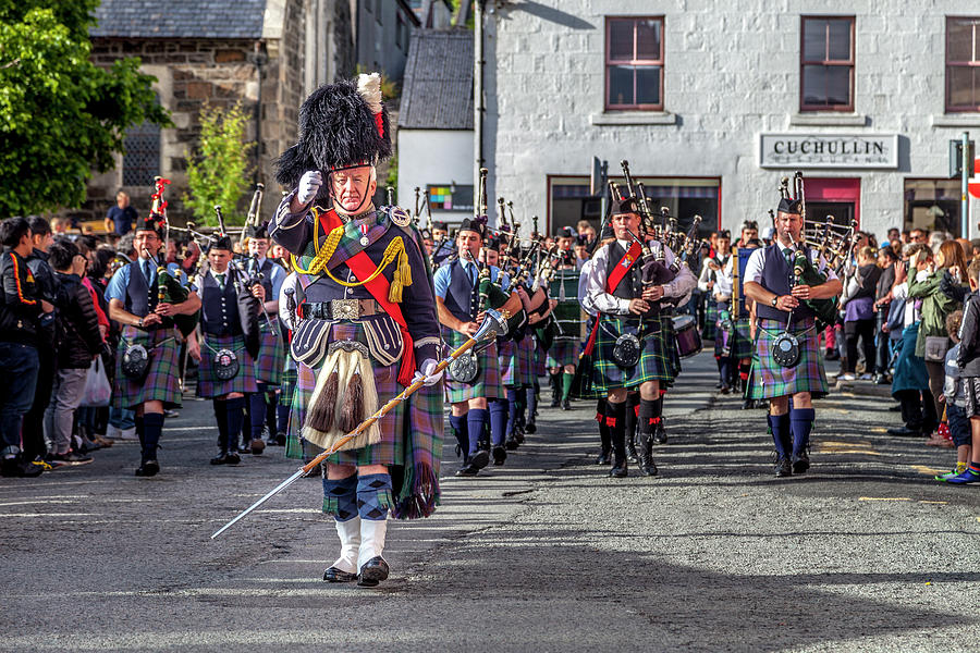 A Parade in Portree Photograph by W Chris Fooshee