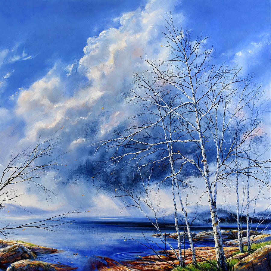 A Passing Storm Painting by Hanne Lore Koehler