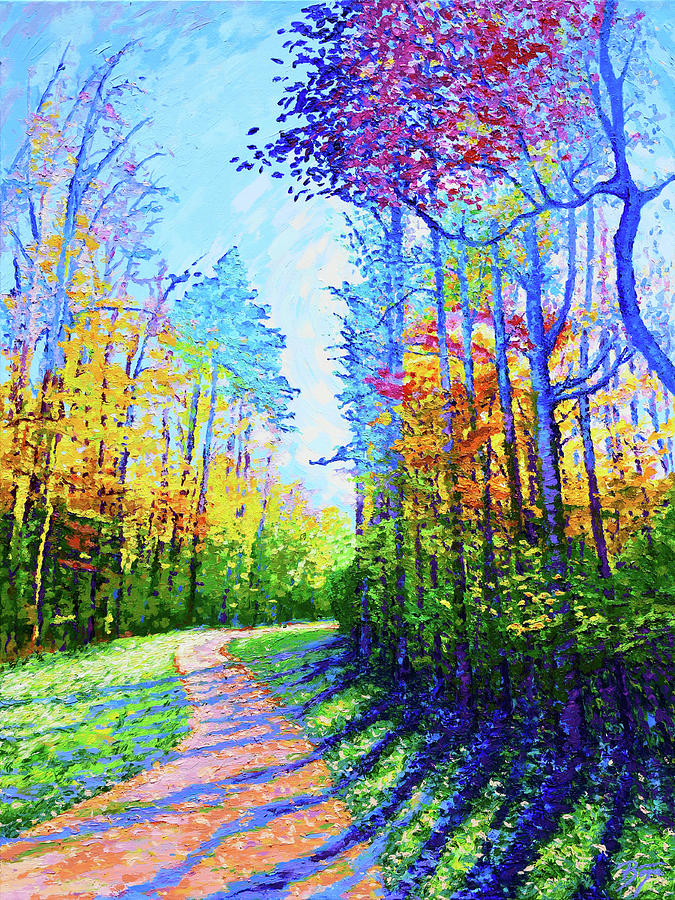 A Path Remembered Painting by Darien Bogart