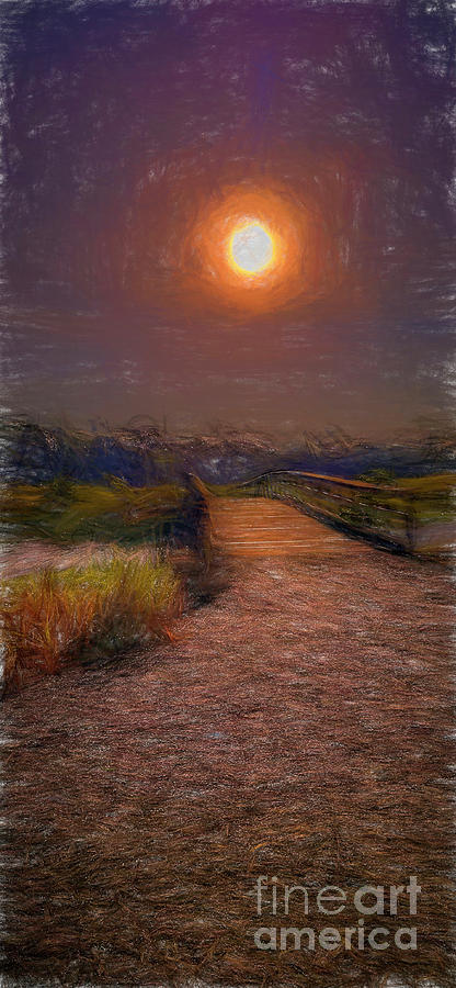 A Peaceful Path Digital Art by Robert Stanhope