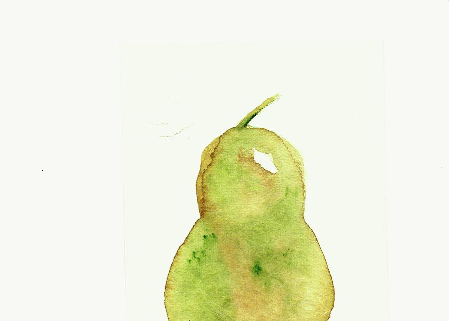 A Peaking Pear Painting by AList Art Gallery