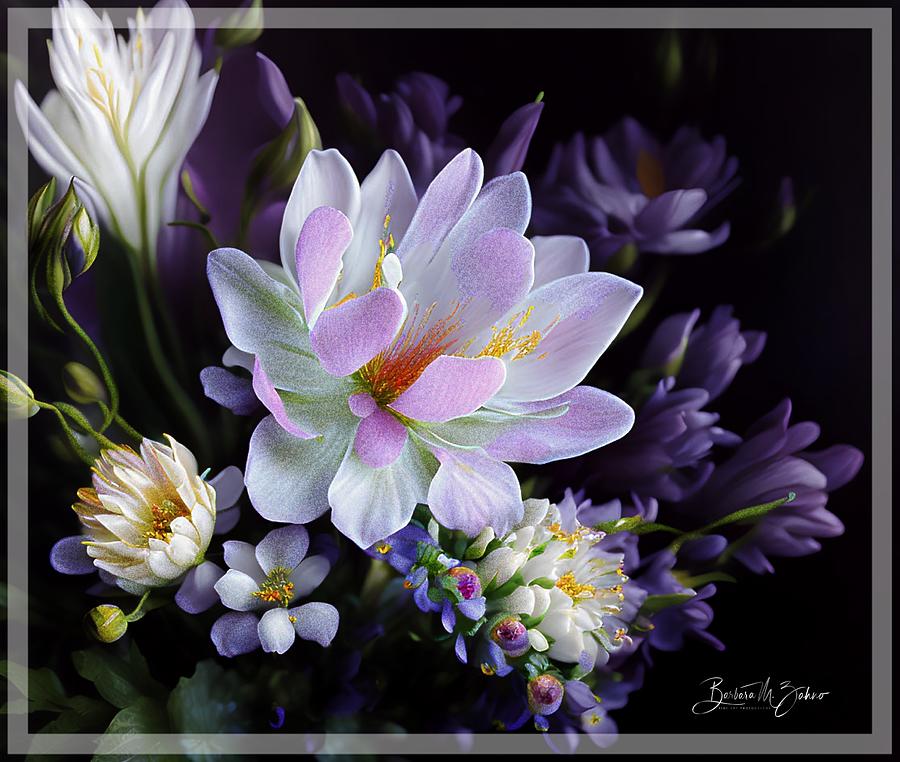 Flower Photograph - A Peek at Spring  by Barbara Zahno