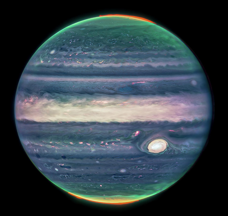 A Peek Into the Inner Life of Jupiter Photograph by Eric Glaser