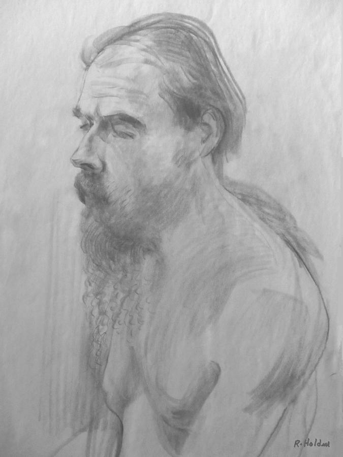nude male model drawing