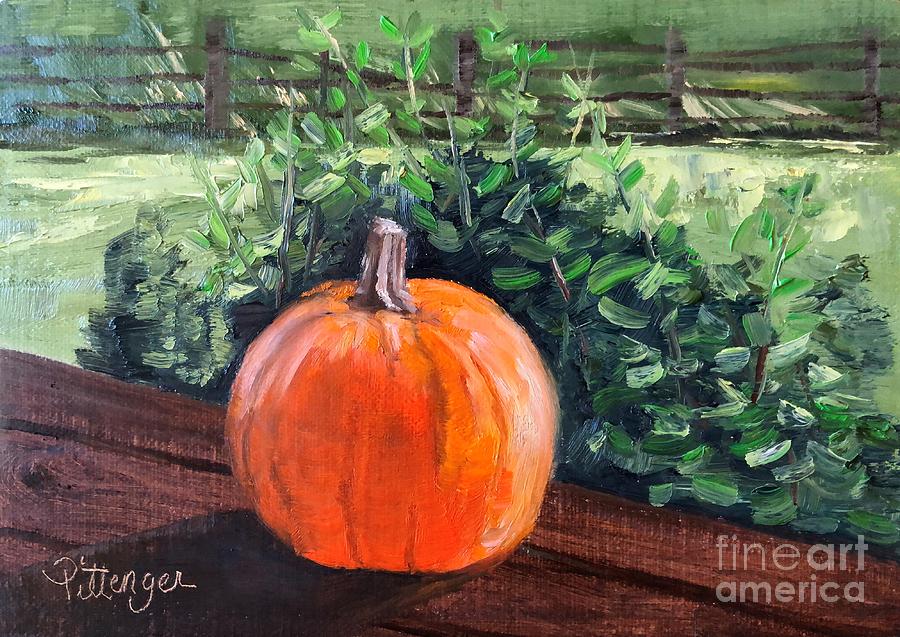 Pumpkin Painting - A Perfect Choice by Lori Pittenger