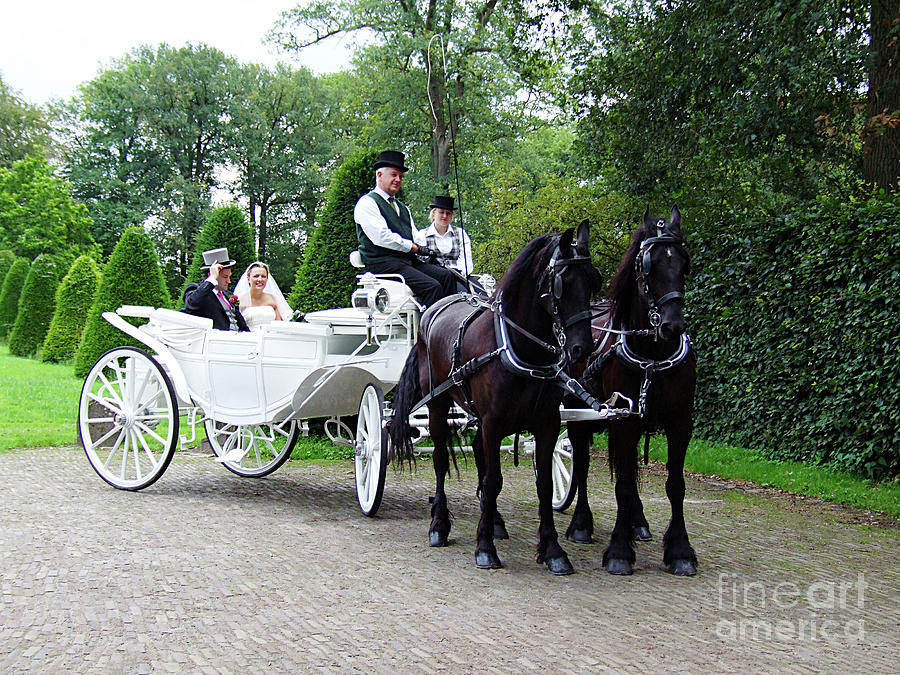 A Perfect Day For A Wedding At Heeswijk Castle    Digital Art by Joseph Hendrix