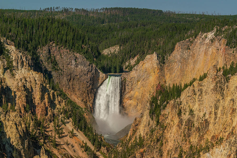 A Perfect Morning At Yellowstone Falls Photograph by Yeates Photography