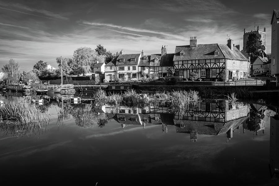 A picturesque group of idyllic cottages in Tewkesbury Photograph by Seeables Visual Arts