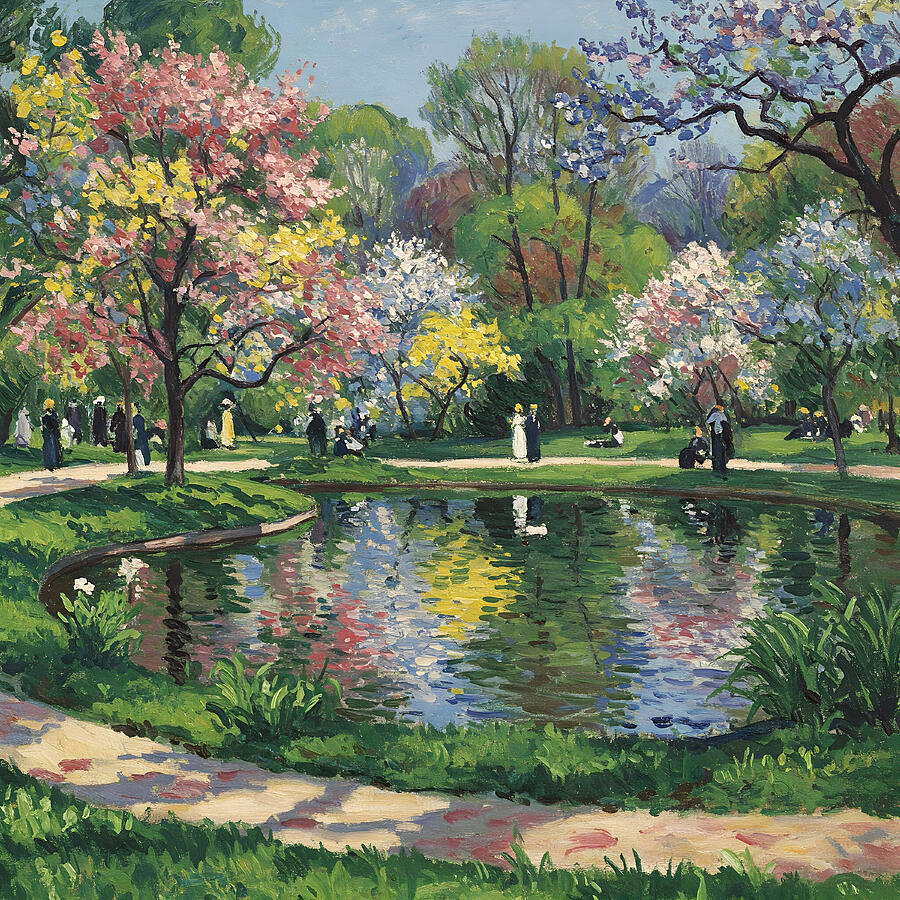 A Picturesque Pond Digital Art by Alex Mir A Picturesque Pond Digital Art by Alex Mir