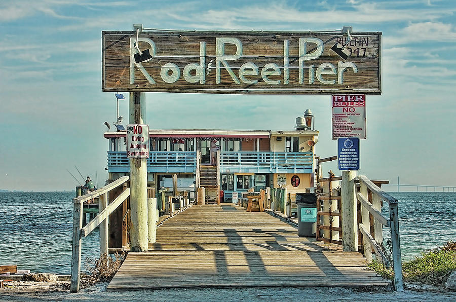 A Pier Called The Rod And Reel Photograph by HH Photography of Florida
