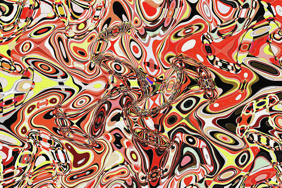 A Pile Of Polished Black Rocks Abstract Digital Art by Tom Janca